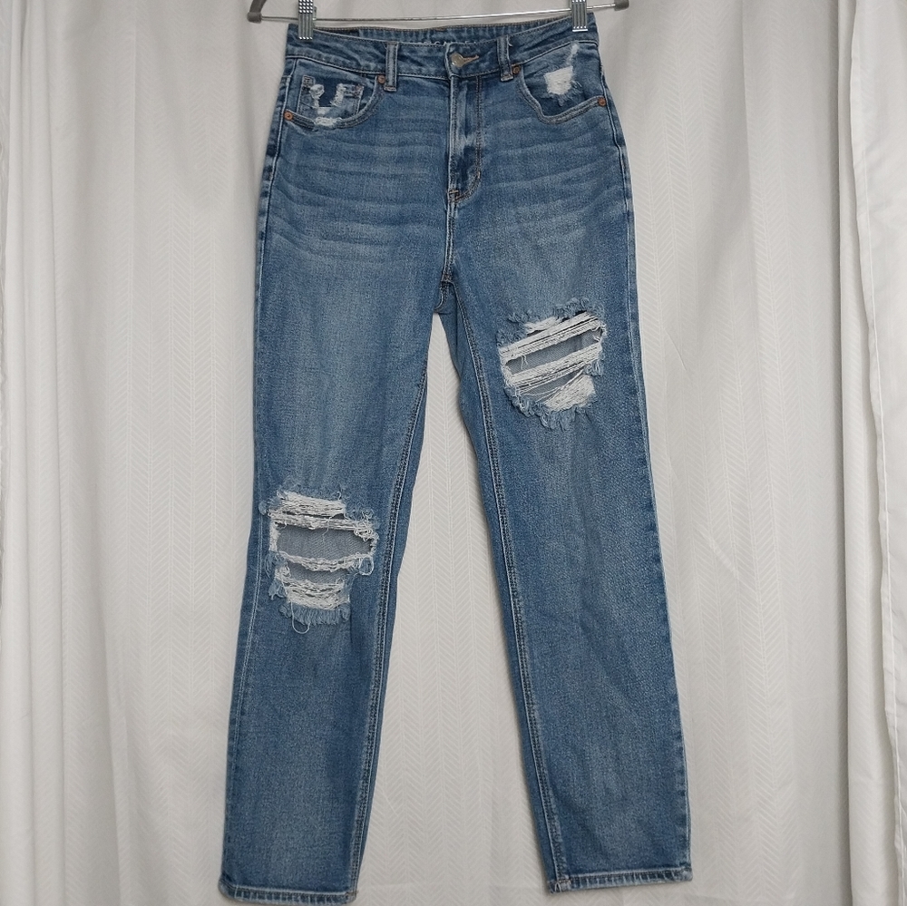 American Eagle Outfitters Blue Straight Leg Jeans